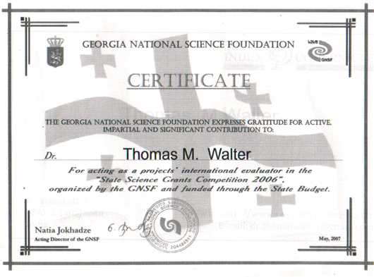 International Evaluator